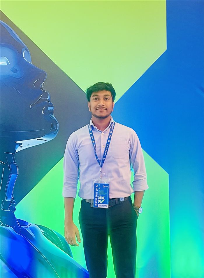 Delegate at the In Pursuit of AI expo