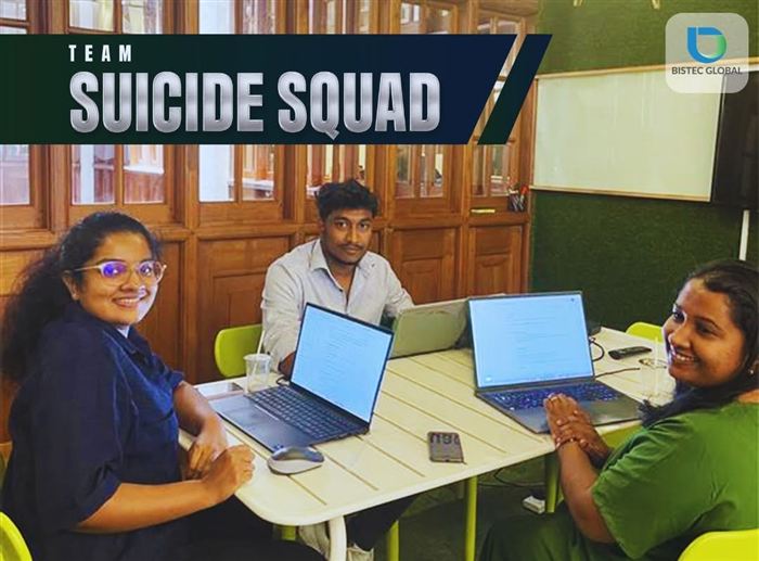 Internal hackathon team at BISTEC
